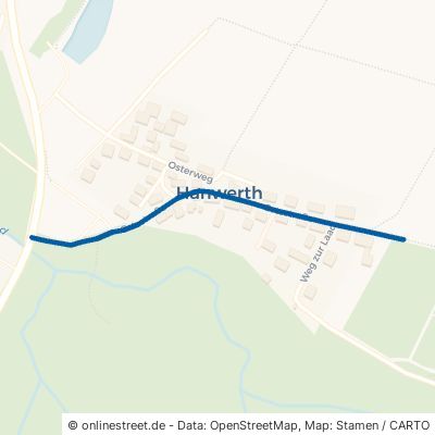 Ortsstraße Mudenbach Hanwerth 