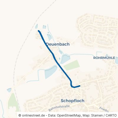 Baderstraße Schopfloch Deuenbach 