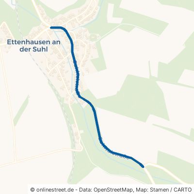 Suhltalstraße Bad Salzungen Ettenhausen 