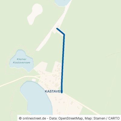 Waldweg Lychen Retzow 