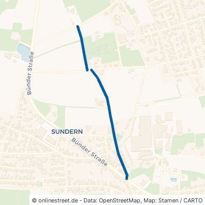 Bünder Landweg Hiddenhausen Sundern 