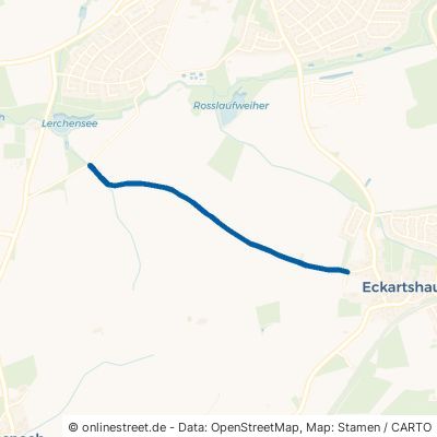 Langäckerweg Ilshofen Eckartshausen 