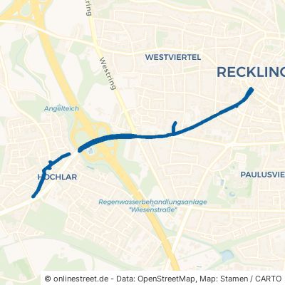 Hertener Straße Recklinghausen Hochlar 