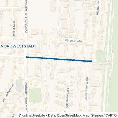 Kurt-Schumacher-Straße Karlsruhe Nordweststadt 