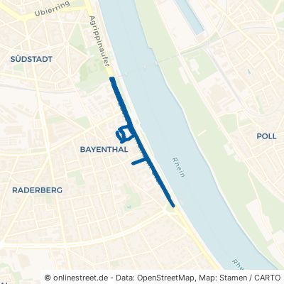 Gustav-Heinemann-Ufer Köln Bayenthal 