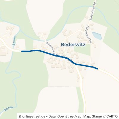 Dorfstraße Schirgiswalde-Kirschau Bederwitz 
