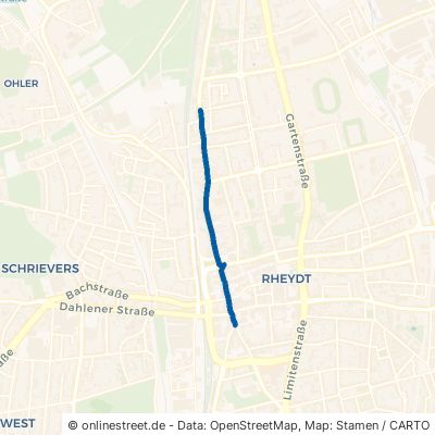 Friedrich-Ebert-Straße Mönchengladbach Rheydt Süd