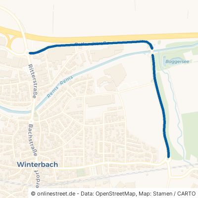 Ostlandstraße Winterbach 