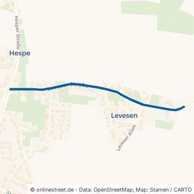 Leveser Straße Hespe Levesen 