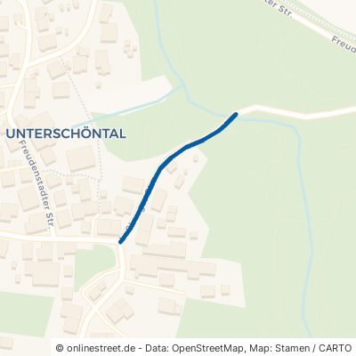 Loßburger Straße Backnang Unterschöntal 