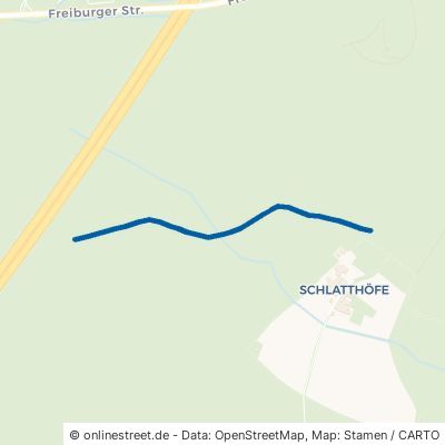 Tiengener Grenzweg Freiburg im Breisgau Opfingen 
