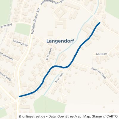 Karl-Marx-Straße Weißenfels Langendorf 