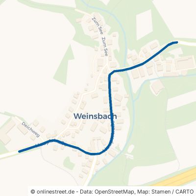 Hauptstraße Öhringen Weinsbach 