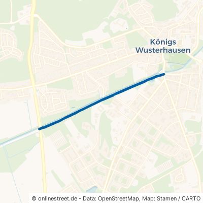 Weg Am Nottekanal Königs Wusterhausen 