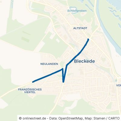 Lüneburger Straße Bleckede 