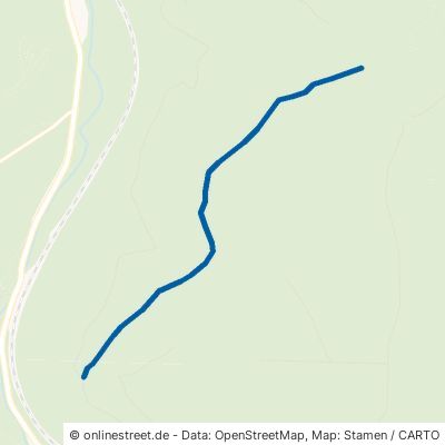Weg Zum Bergpfad Geratal Gräfenroda 