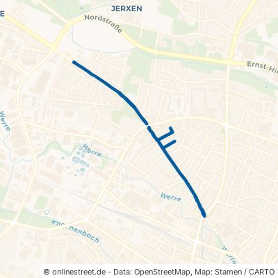 Lagesche Straße Detmold Jerxen-Orbke 