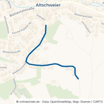 Herrenbergstraße Bühl Altschweier 