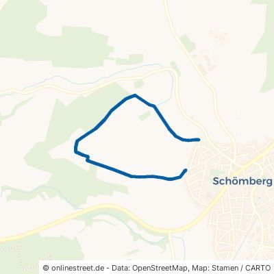 Bergweg Schömberg 