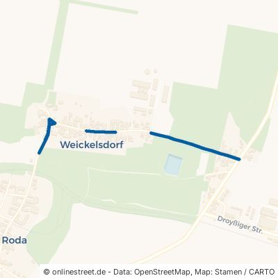 Weickelsdorfer Hauptstraße Osterfeld Weickelsdorf 
