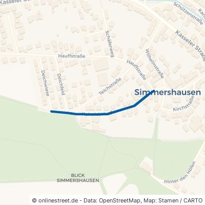Heinrichstraße Fuldatal Simmershausen 