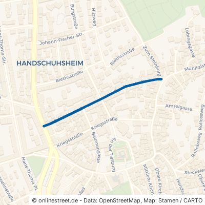 Friedensstraße Heidelberg Handschuhsheim 
