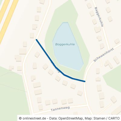Uferweg Hoisdorf Guttempler-Siedlung 