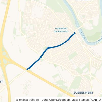 Kloppenheimer Straße Mannheim Seckenheim 