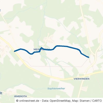 Dreisteinenweg Hennef Meisenbach 