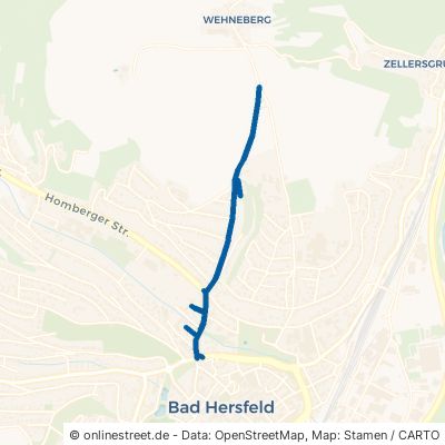 Wehneberger Straße Bad Hersfeld Friedlos 