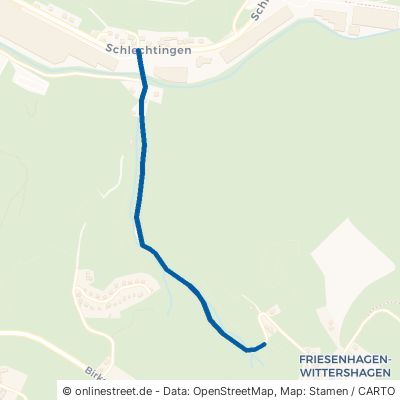 Stentenbacher Weg Morsbach Schlechtingen 