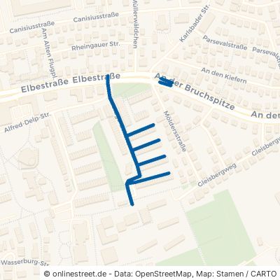 Hugo-Eckener-Straße Mainz Gonsenheim 