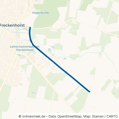 Eisenbahnstraße Warendorf Freckenhorst 