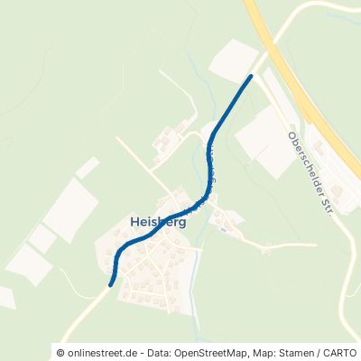 Heisberger Straße Freudenberg Heisberg 