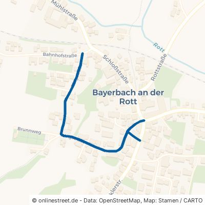 Ringstraße Bayerbach Siegharting 