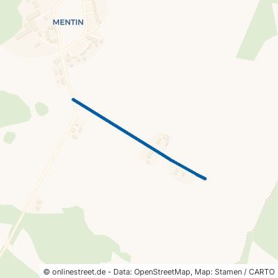 Krumbecker Straße Ruhner Berge Mentin 