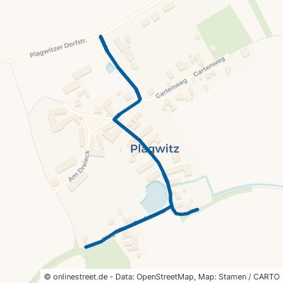 Dorfstraße Machern Plagwitz 