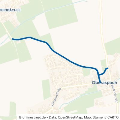 Steinbächler Straße Ilshofen Oberaspach 