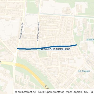 Breslauer Straße Erlangen Sebaldussiedlung 