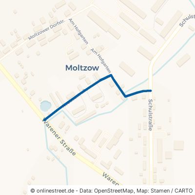 Neubaustraße Moltzow 