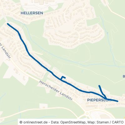 Westerfelder Weg Lüdenscheid Piepersloh 