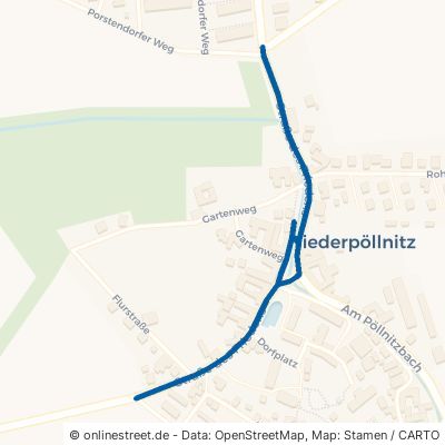 Straße Des Friedens Harth-Pöllnitz Niederpöllnitz 