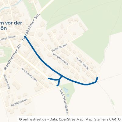 Sommerbergstraße Sondheim vor der Rhön Sondheim 