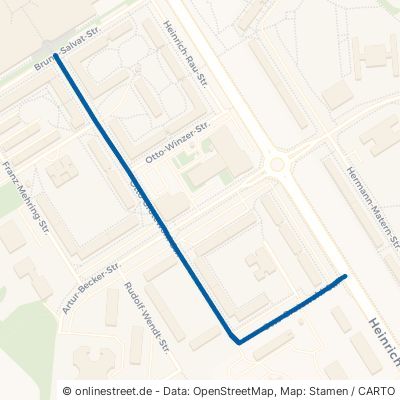 Otto-Grotewohl-Straße Neuruppin Kränzliner Siedlung 