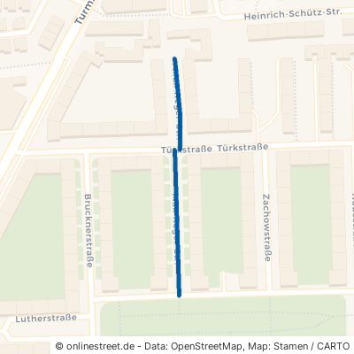Max-Reger-Straße 06110 Halle (Saale) Lutherplatz Stadtbezirk Süd