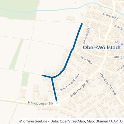 Rosbacher Weg Wöllstadt Ober-Wöllstadt 