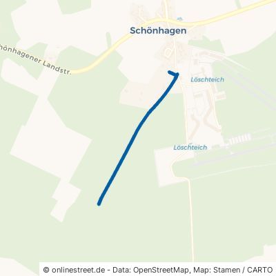 Hennickendorfer Weg Trebbin Schönhagen 