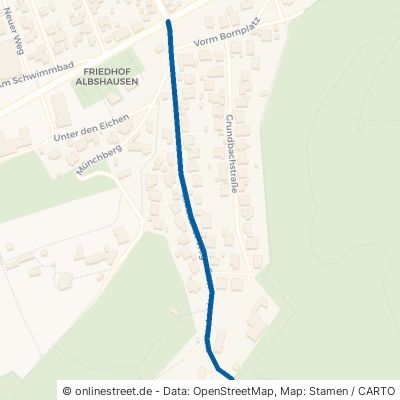 Laubacher Weg Solms Albshausen 