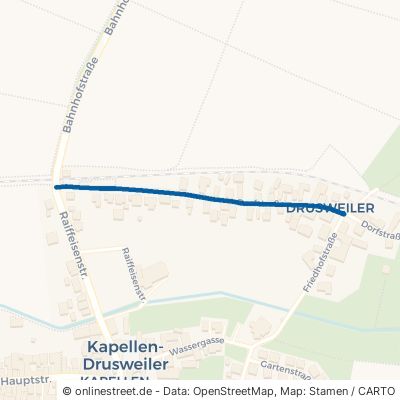 Dorfstraße Kapellen-Drusweiler 