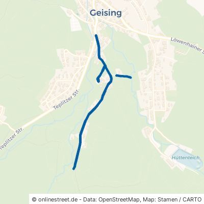 Waldweg Geising 